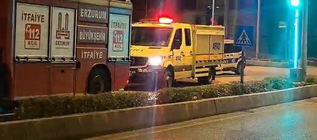 Erzurum: Ocakta unutulan yemek ekipleri alarma geçirdi