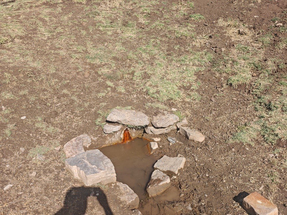 Şifalı suya ulaşmak isteyenler kilometrelerce yol yürüyor