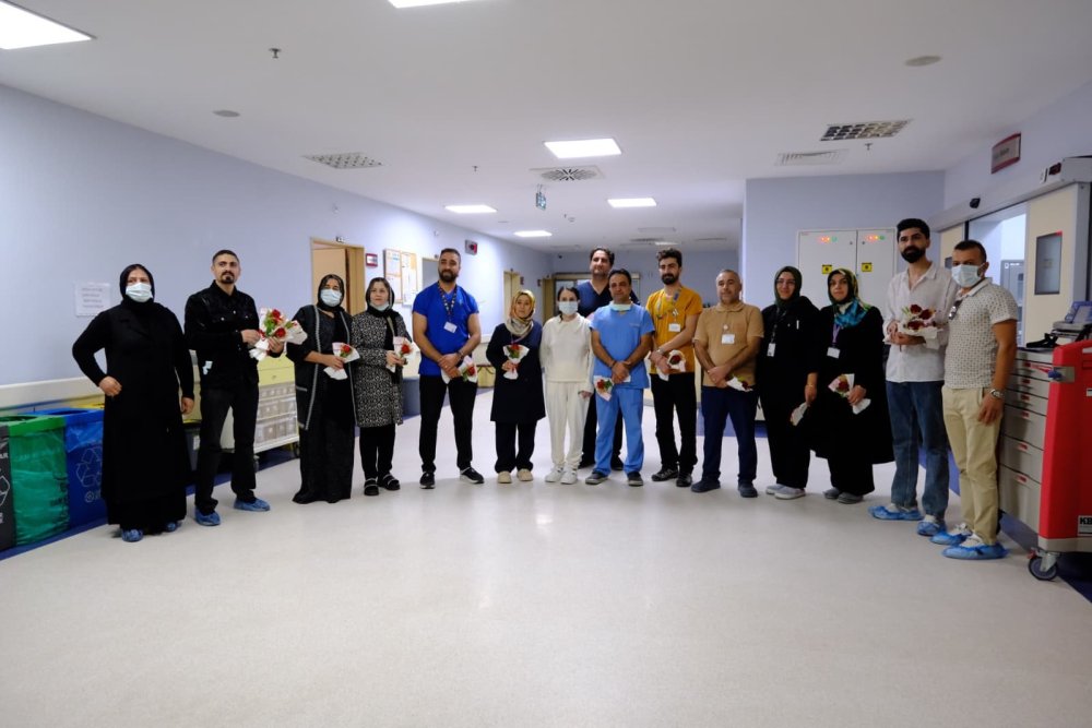 Duhok'ta tüp patlamasında yaralanan kadın Van’da hayata tutundu