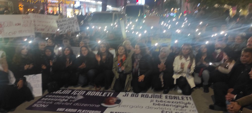 Van'da kadınlar Rojin için yürüdü