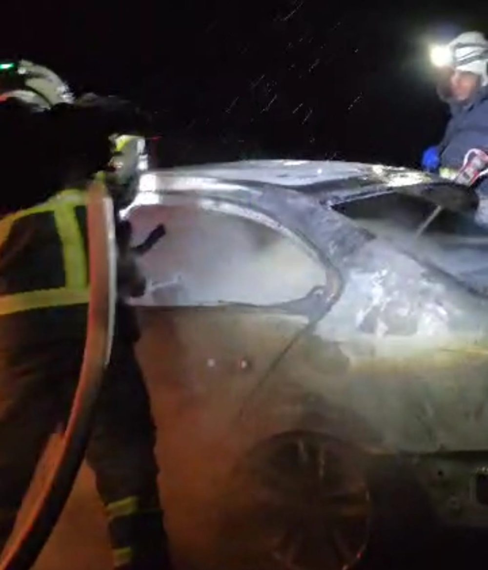 Batman’da seyir halindeki otomobilde yangın çıktı