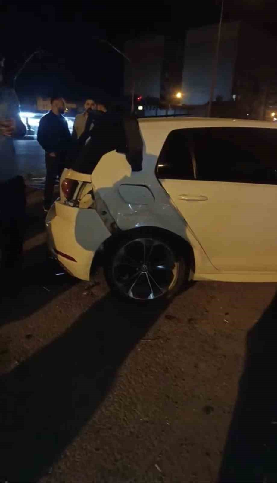 Kızıltepe'de zincirleme kaza: 1 yaralı