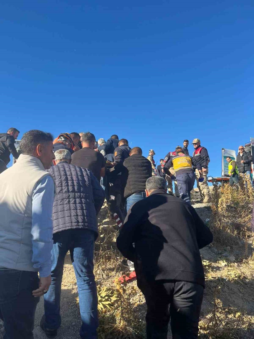 Çaldıran'da trafik kazası: 1 yaralı