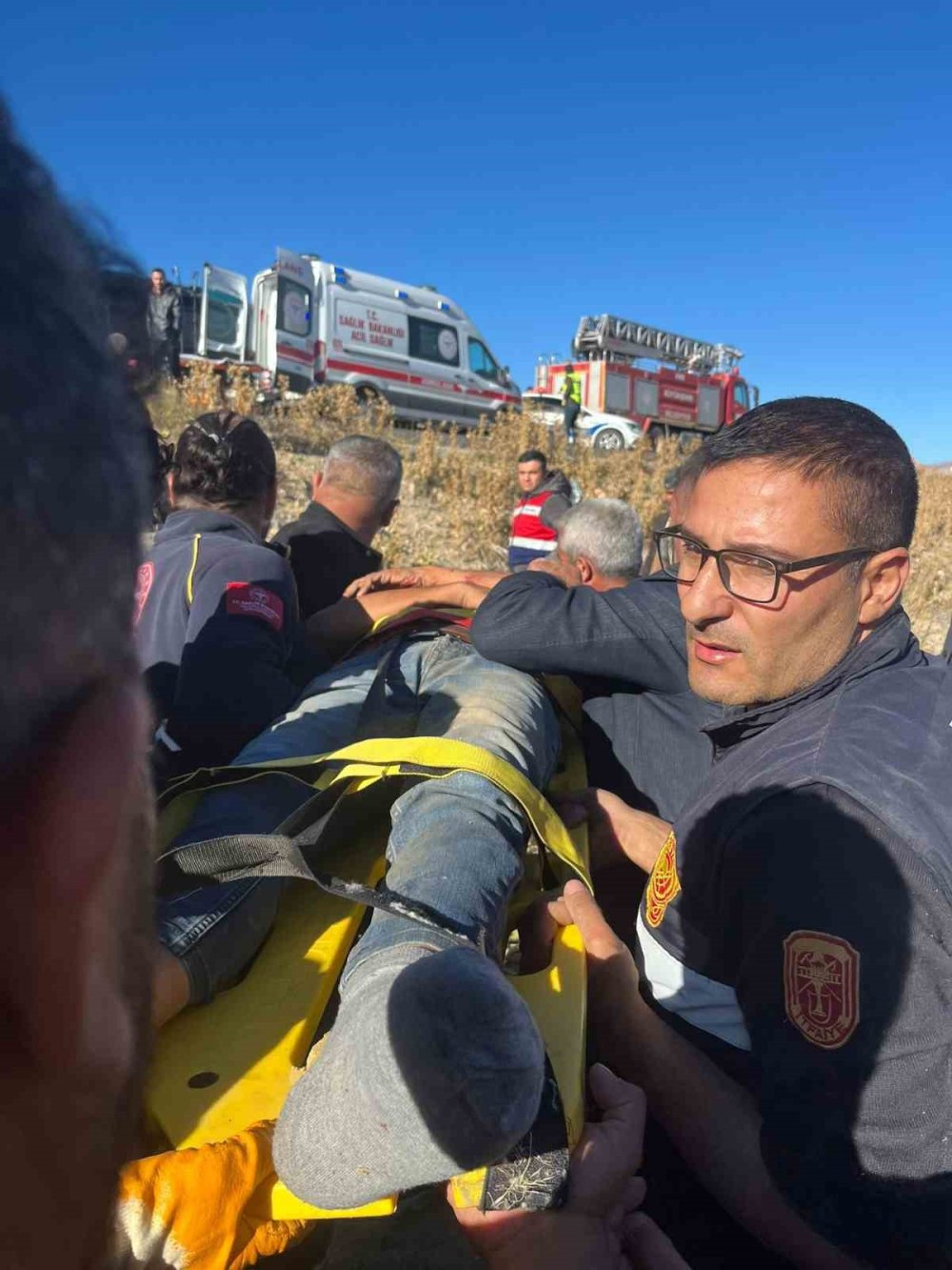 Çaldıran'da trafik kazası: 1 yaralı