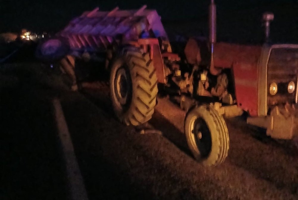 Malatya’da otomobil traktöre çarptı: 1 ölü