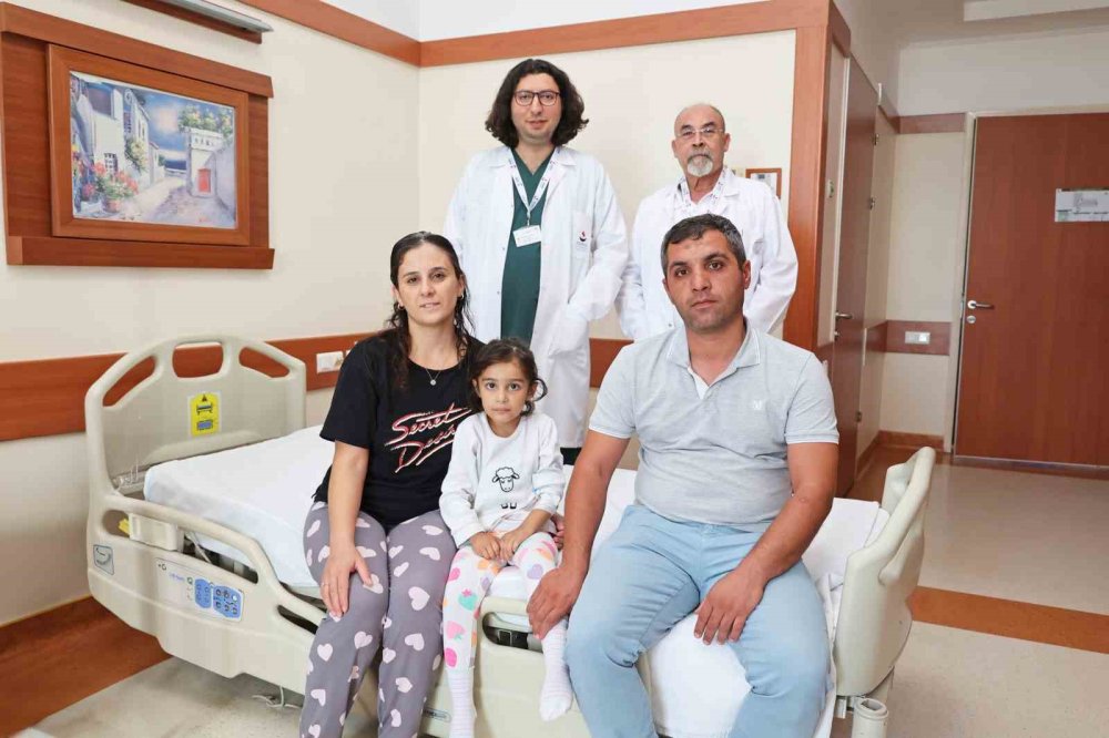 6 yaşında felç geçiren hasta Antep’te sağlığına kavuştu