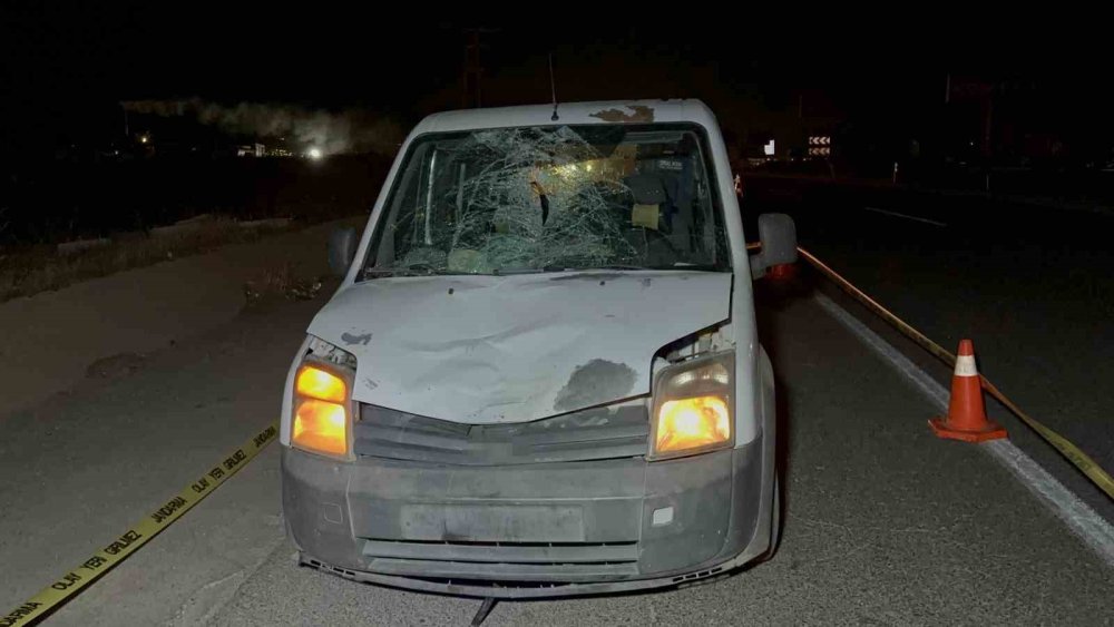 Hafif ticari aracın çarptığı yaşlı adam hayatını kaybetti