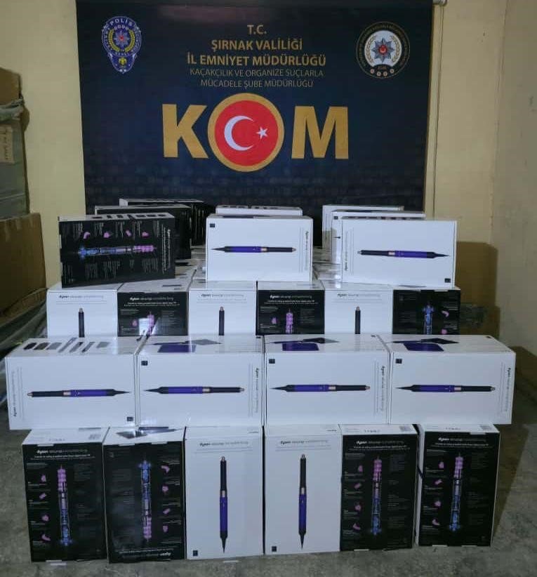 Şırnak’ta 5 milyon liralık kaçak malzeme yakalandı