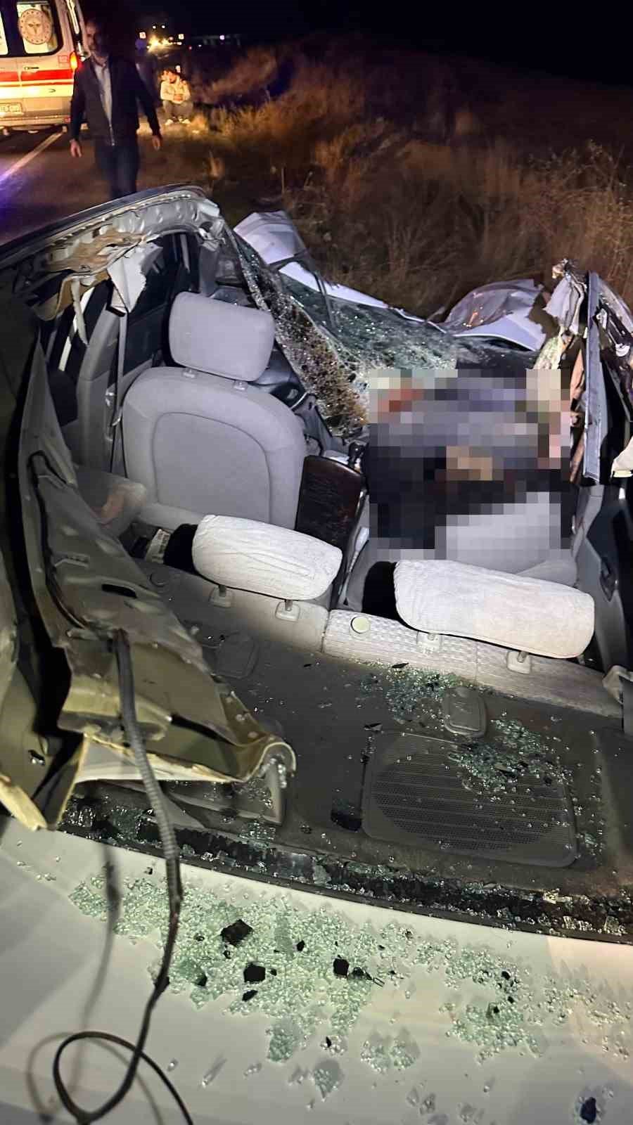 Silvan’da iki otomobil ile at çarpıştı: 1 ölü, 7 yaralı