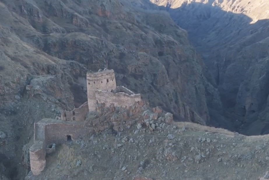 Şeytan Kalesi havadan görüntülendi