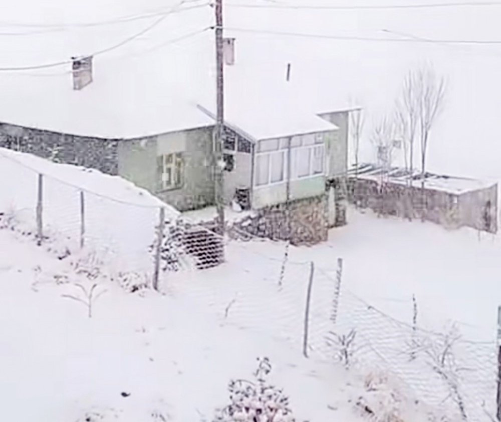 Başkale’de kar yağışı etkili oldu