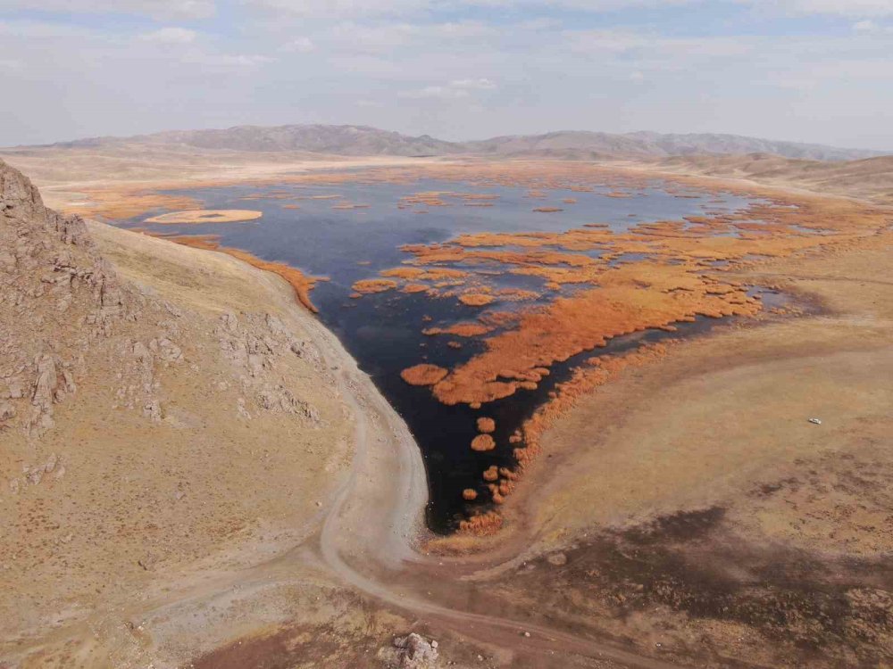 Van’daki Keşiş Gölü’nde su seviyesi endişe veriyor