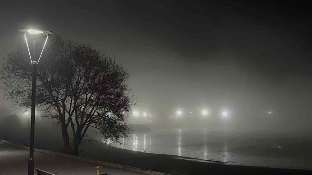Tatvan’da yoğun sis sürücülere zor anlar yaşattı