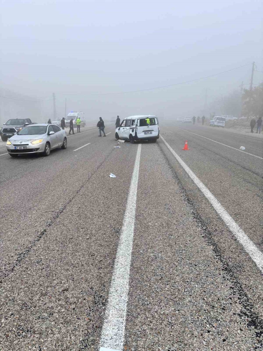 Malatya’da otomobil ile hafif ticari araç çarpıştı: 1 yaralı