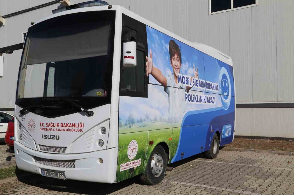 Diyarbakır’da mobil sigara bırakma polikliniği hizmete başladı