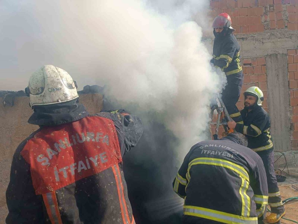 Urfa’da mesken yangını söndürüldü