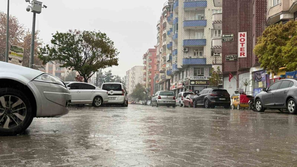 Siirt’te sis ve sağanak yağış etkili oldu