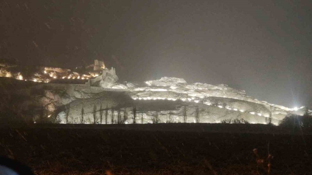 Van’da beklenen kar yağdı