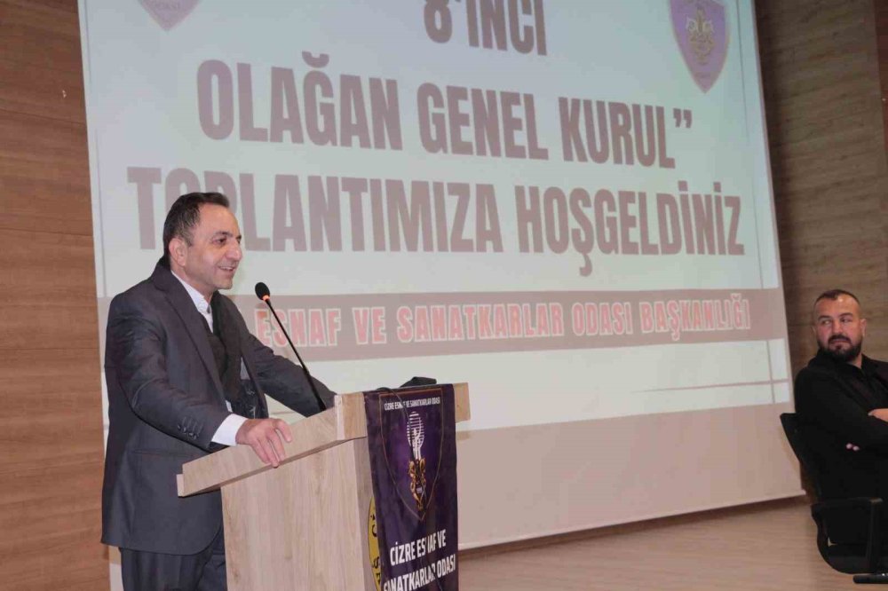 Cizre Esnaf ve Sanatkarlar Odasında 21 yıl sonra değişim