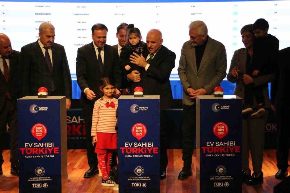 Diyarbakır’da 12 bin 165 konut için kura çekildi