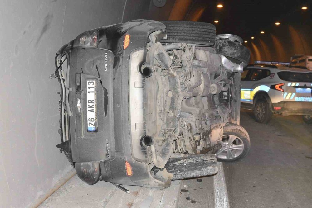 Bitlis: Tünelde kaza, 2 kişi yaralandı