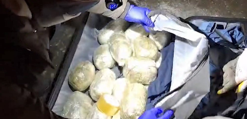 Bitlis’te 4 kilo 800 gram skunk yakalandı