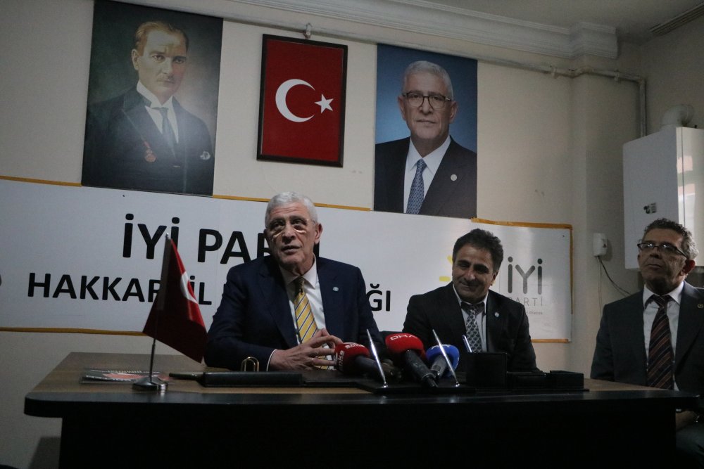 İYİ Parti Genel Başkanı Dervişoğlu Hakkari'deydi