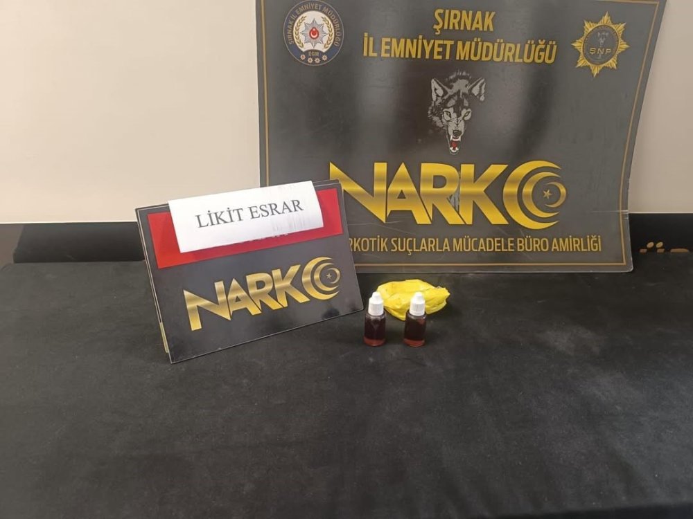 Kargoda likit uyuşturucu ele geçirildi