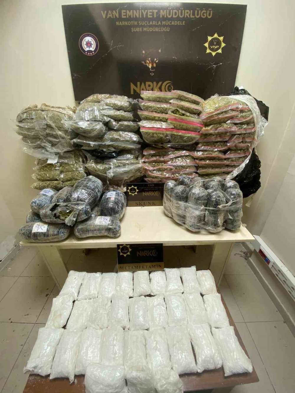 Van’da uyuşturucu operasyonu