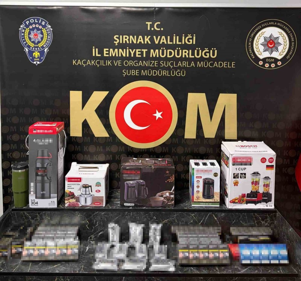 Şırnak’ta 4,3 milyon liralık kaçakçılık engellendi