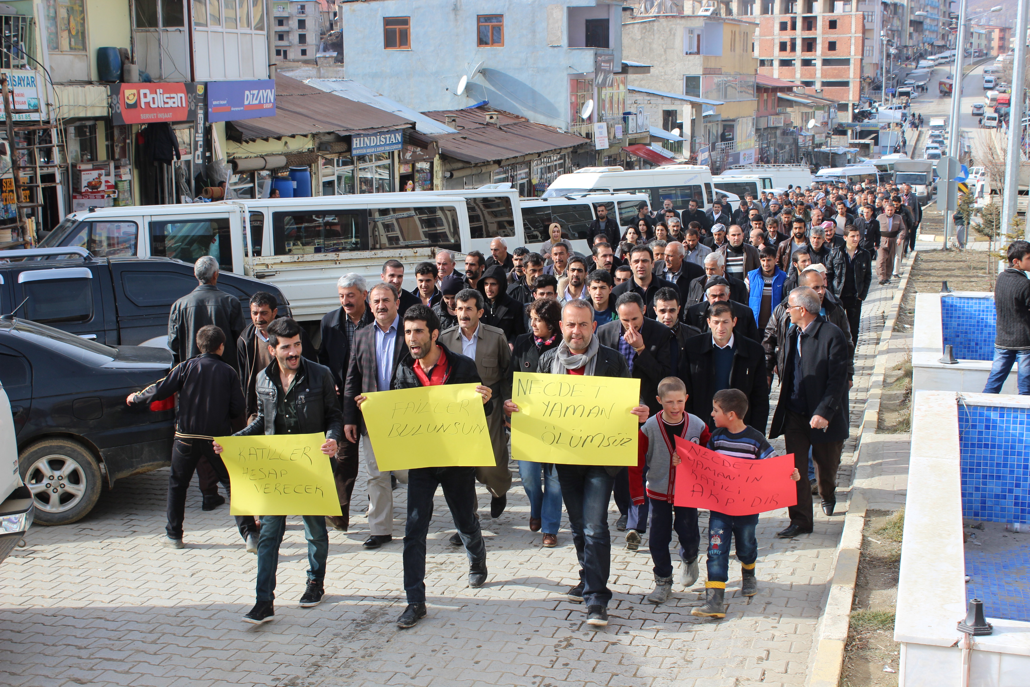 Şemdinli'de 'Yaman' için yürüyüş yapıldı