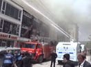 Yüksekova'daki yangına TOMA'lar da müdahale etti