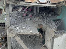 Yüksekova'da bombalanan evlerin içinden görüntüler